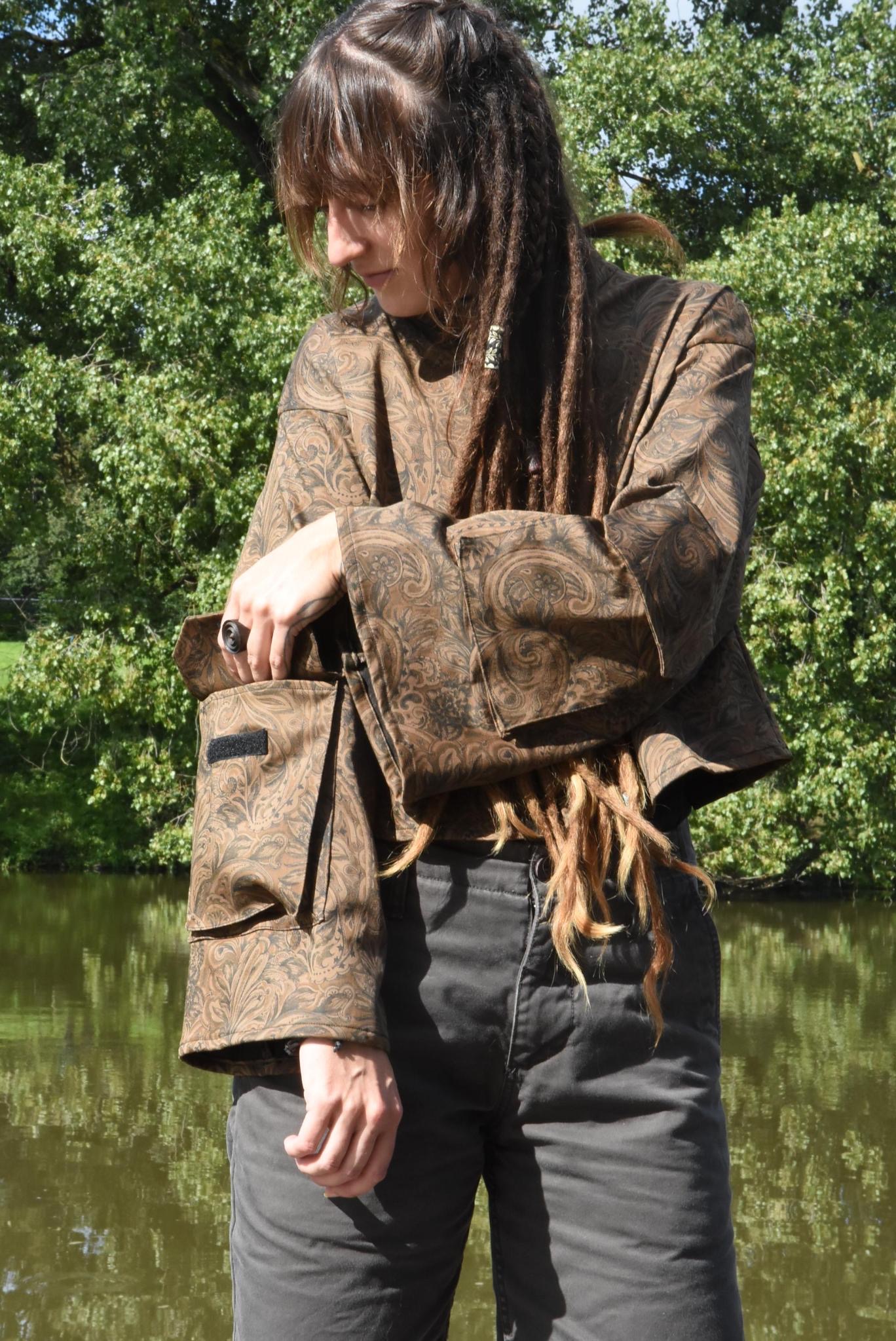 Cropped Jacket Paisley