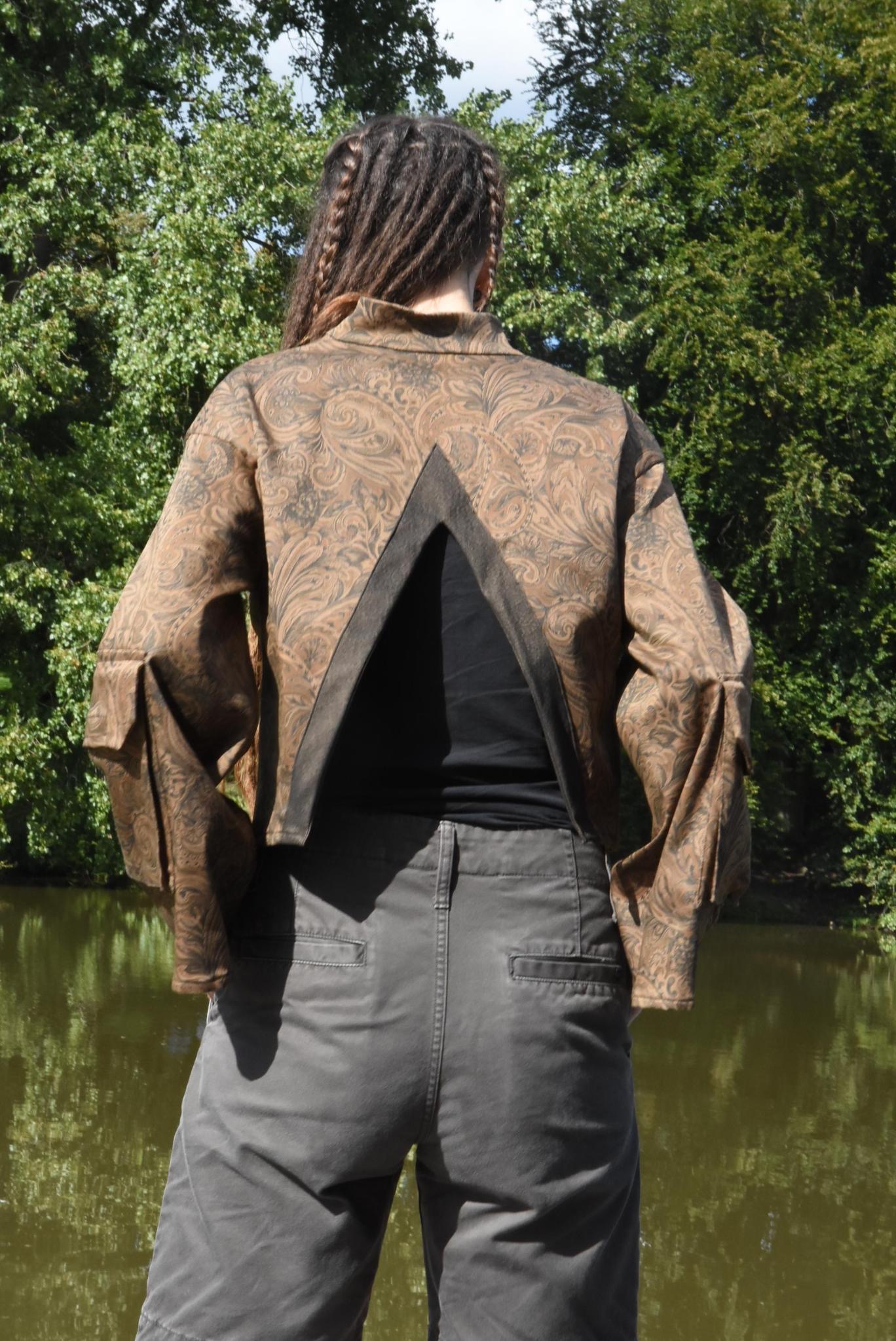 Cropped Jacket Paisley