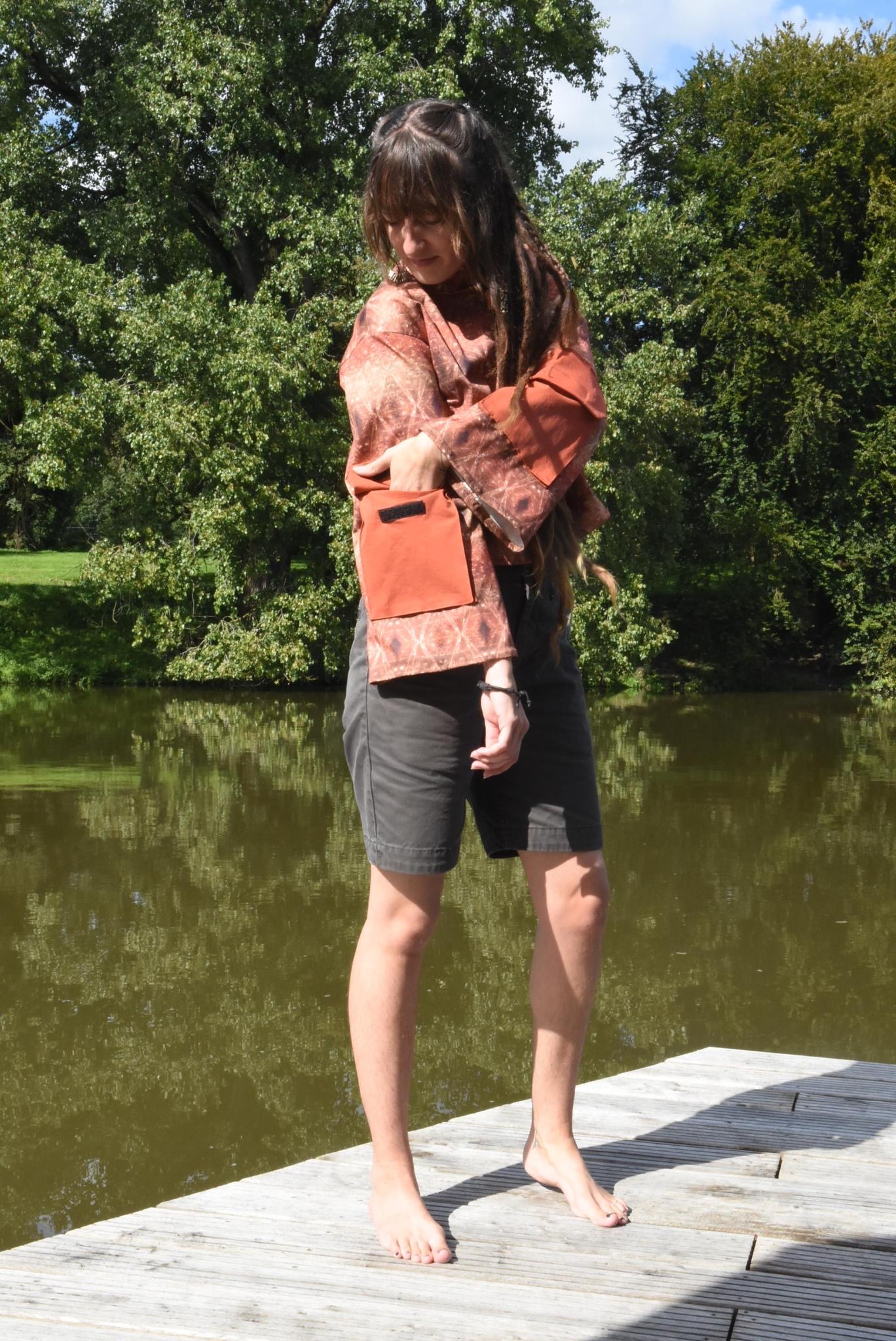 Cropped Jacket Orange Blast