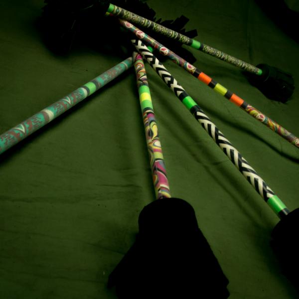 Verschiedene Flowersticks